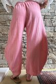 Frame Cotton Vintage Wash Barrel Pant Coral